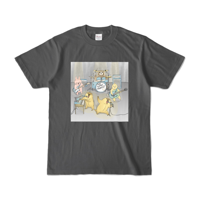 カラーTシャツ - S - チャコール (濃色)