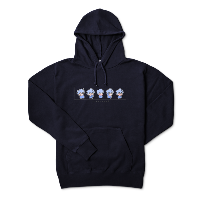 パーカー - L - ネイビー