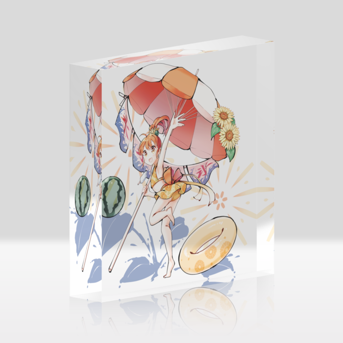 アクリルブロック - 100x100mm