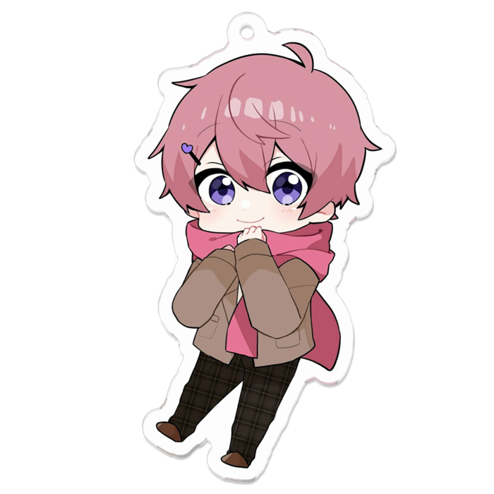 アクリルキーホルダー(コーティング) - 70 x 70 (mm)