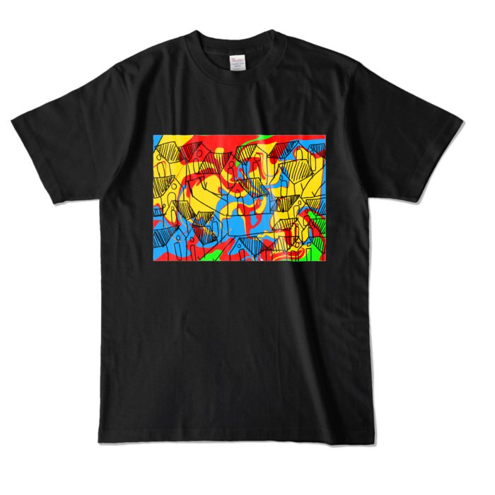 カラーTシャツ - L - ブラック (濃色)