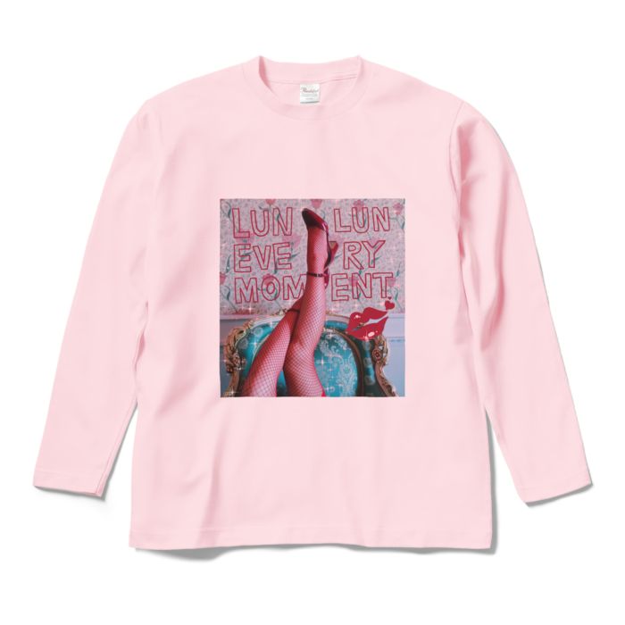 ロングスリーブTシャツ - M - ライトピンク