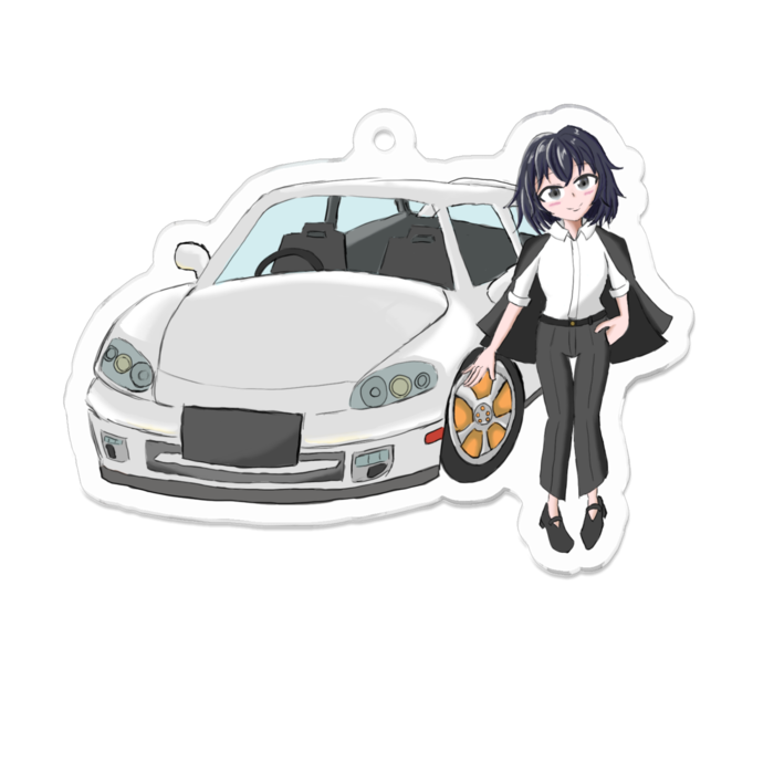 アクリルキーホルダー - 70 x 70 (mm)