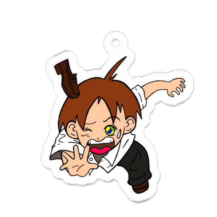 アクリルキーホルダー（コーティング） - 50 x 50 (mm)