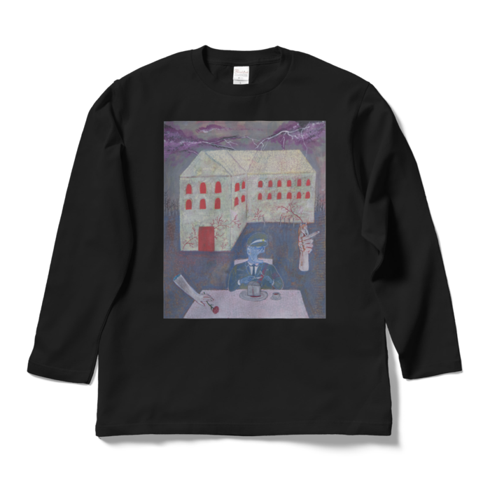 ロングスリーブTシャツ - L - ブラック