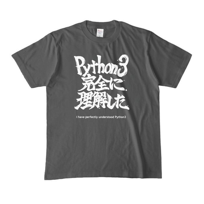 カラーTシャツ(濃色) - M - チャコール