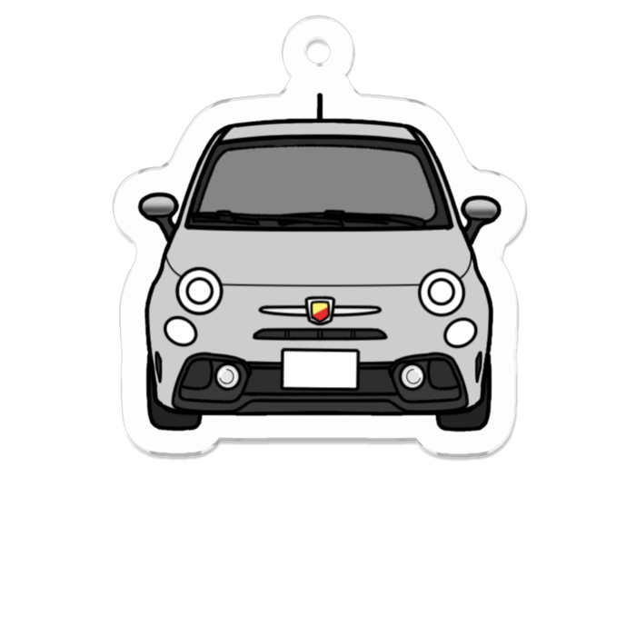 アクリルキーホルダー（コーティング） - 50 x 50 (mm)