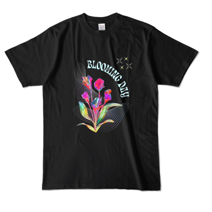 カラーTシャツ - L - ブラック (濃色)