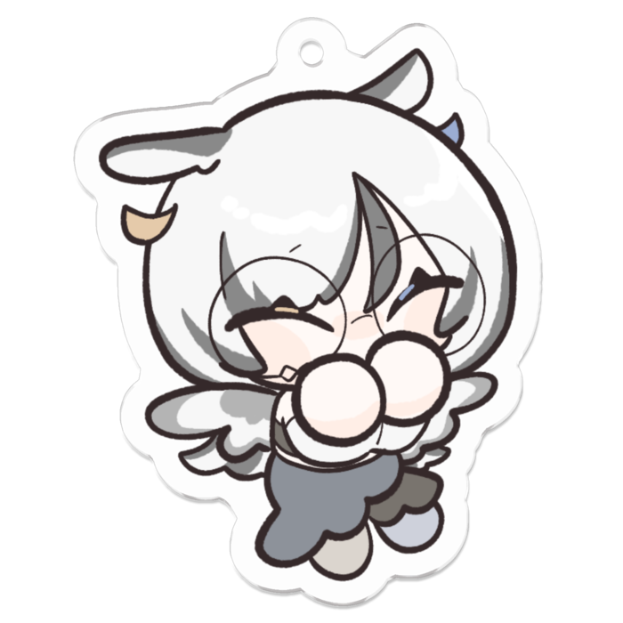 アクリルキーホルダー - 50 x 50 (mm)