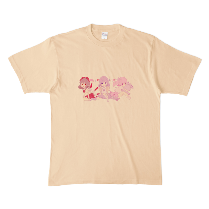 カラーTシャツ(淡色) - XL - ナチュラル
