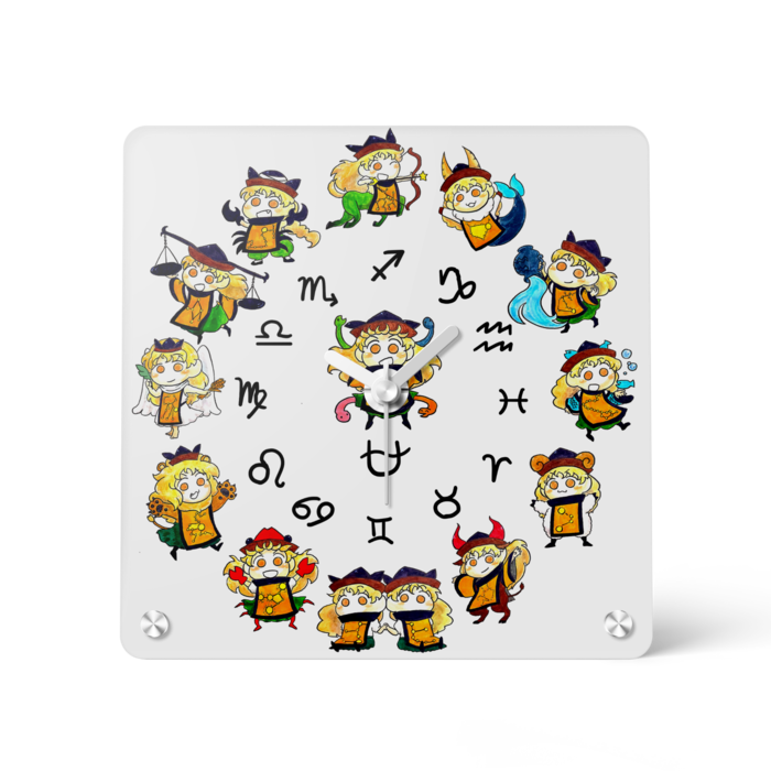 アクリル時計 - 150x150mm