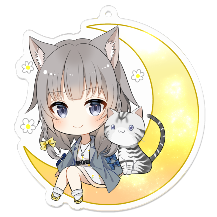 アクリルキーホルダー - 70 x 70 (mm)