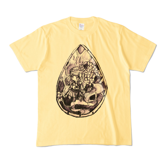 カラーTシャツ - M - ライトイエロー (淡色)