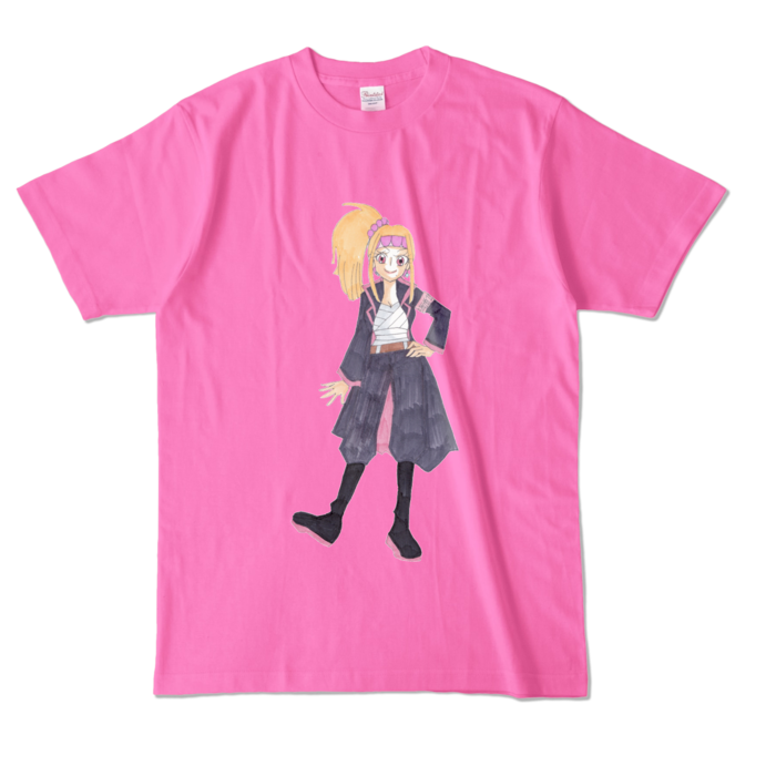 カラーTシャツ - L - ピンク (濃色)