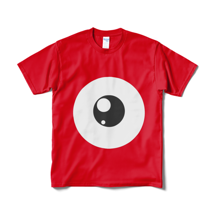 めだまTシャツ（短納期） - M - レッド