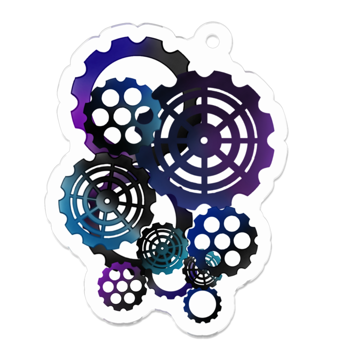アクリルキーホルダー - 50 x 50 (mm)