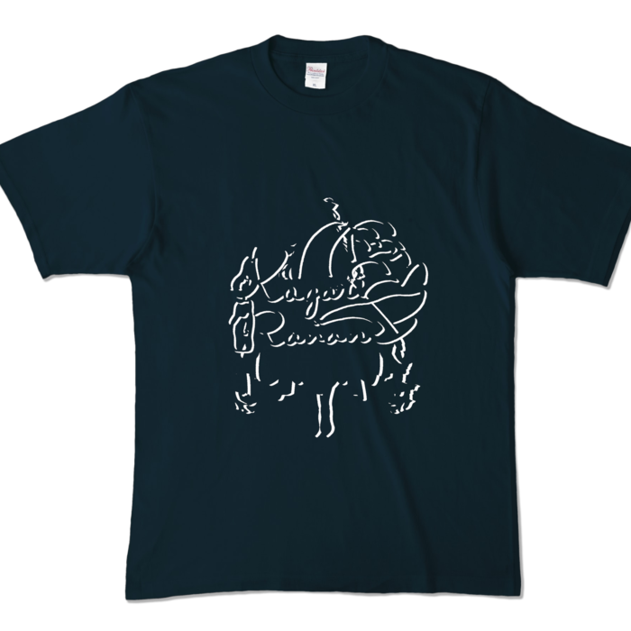 カラーTシャツ - XL - ネイビー (濃色)