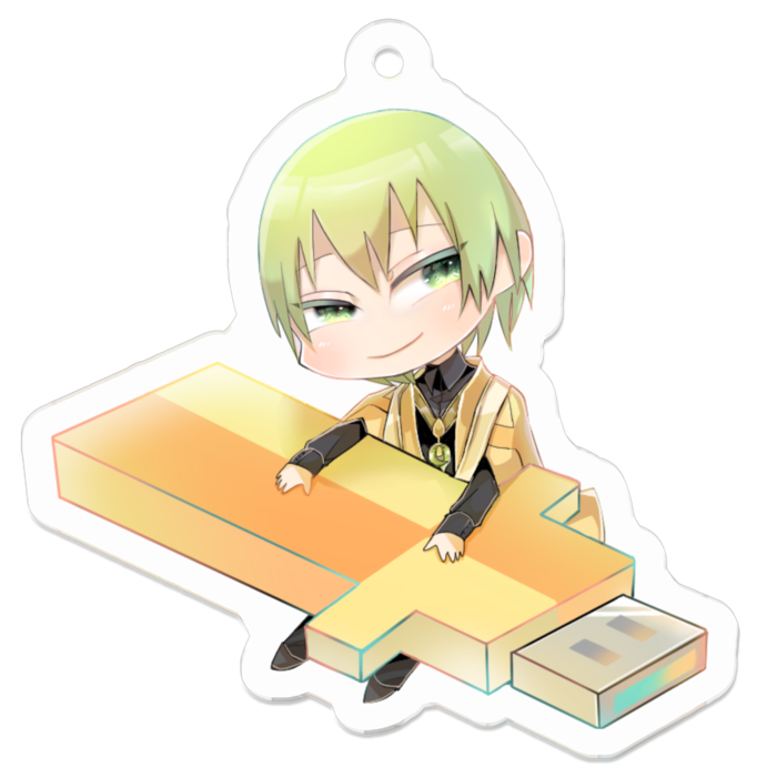 アクリルキーホルダー - 50 x 50 (mm)