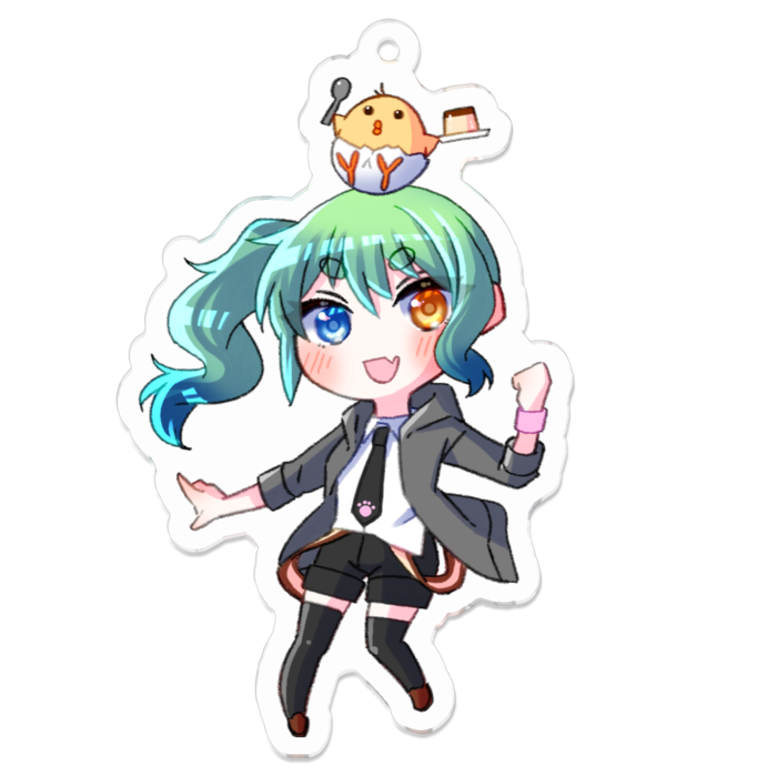 アクリルキーホルダー - 70 x 70 (mm)