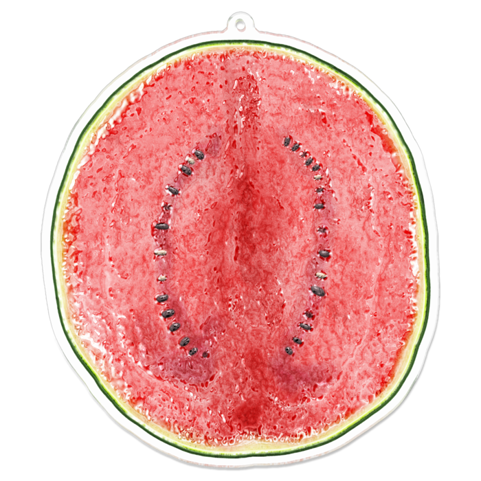 アクリルキーホルダー - 100 x 100 (mm)(ﾌﾟﾙﾂﾔ)