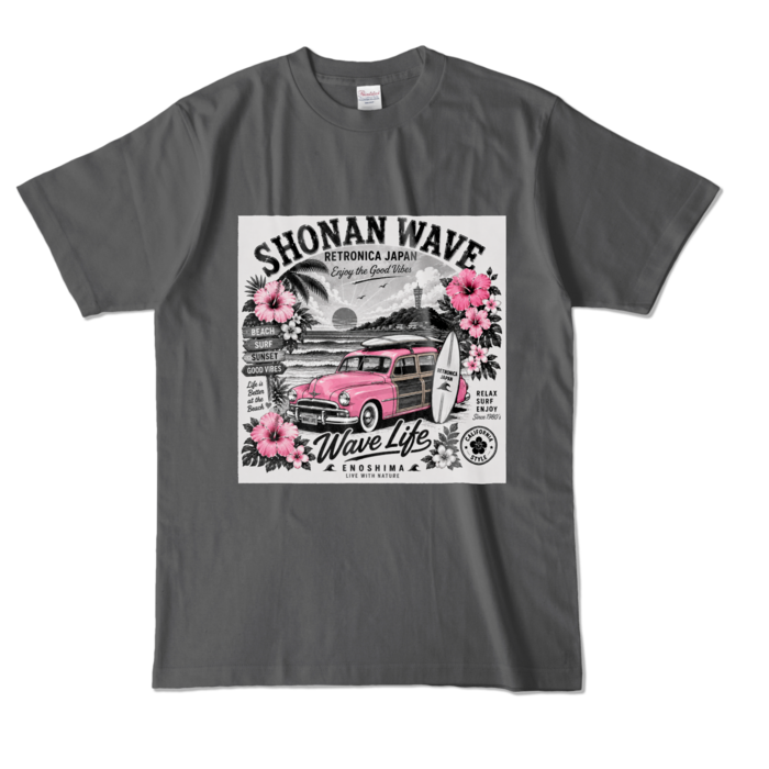 カラーTシャツ - L - チャコール (濃色)