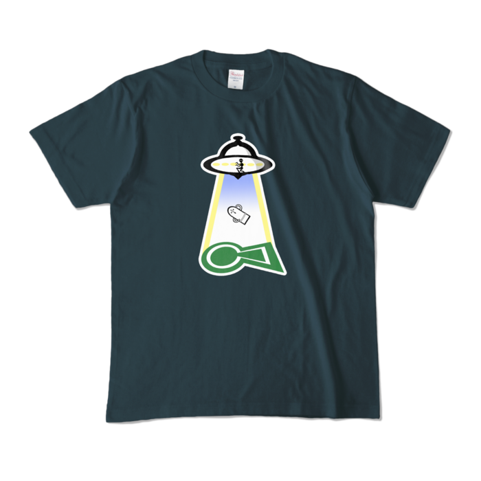 カラーTシャツ - M - デニム (濃色)