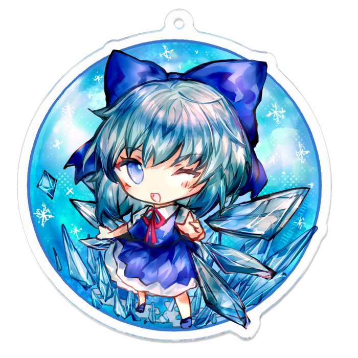 アクリルキーホルダー - 70 x 70 (mm)