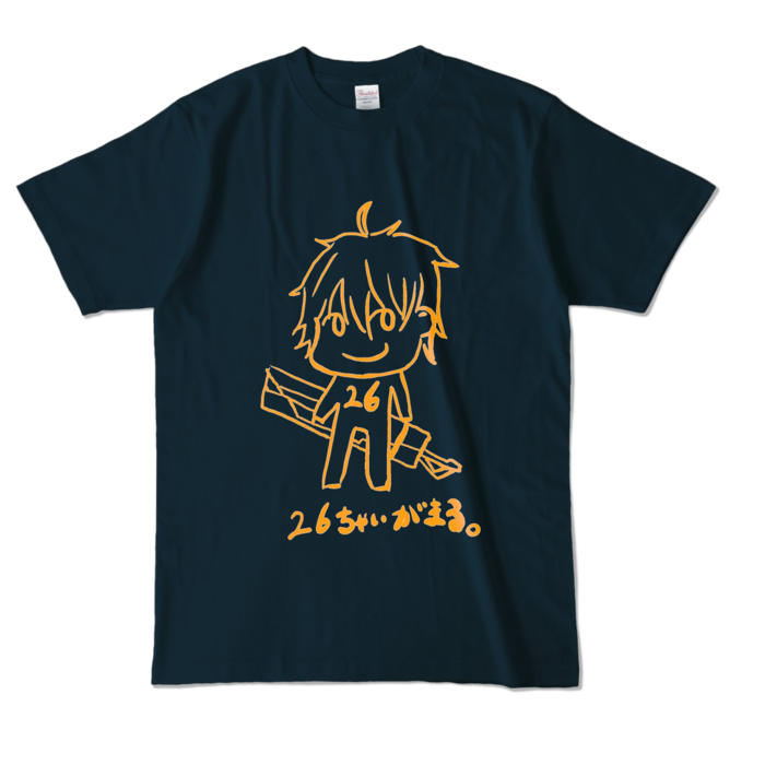 カラーTシャツ - L - ネイビー (濃色)