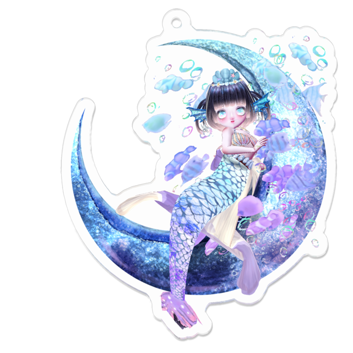 アクリルキーホルダー - 70 x 70 (mm)