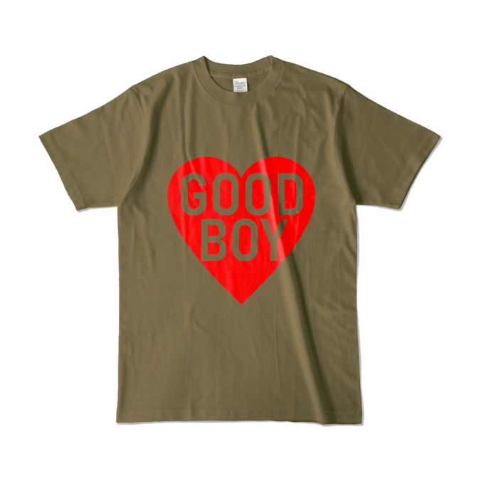 カラーTシャツ - L - オリーブ (濃色)