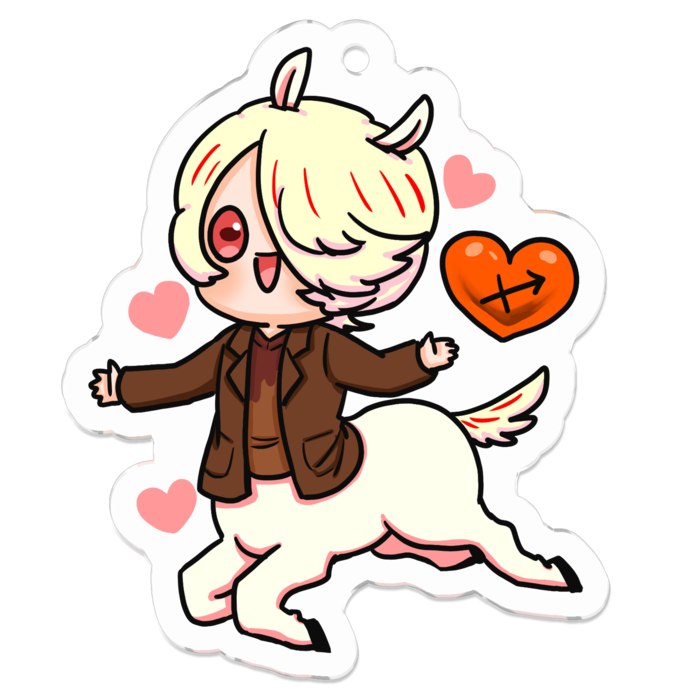 アクリルキーホルダー - 50 x 50 (mm)