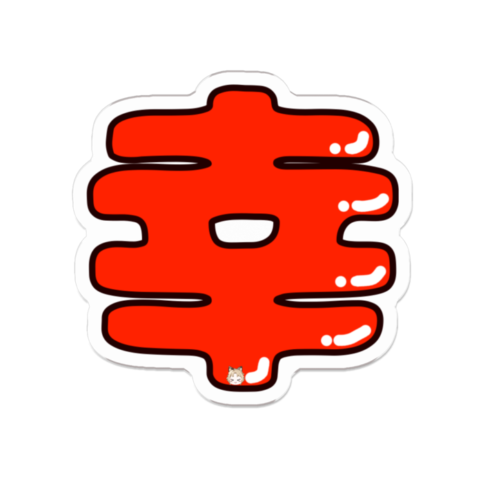 アクリルバッジ - 50 x 50 (mm)