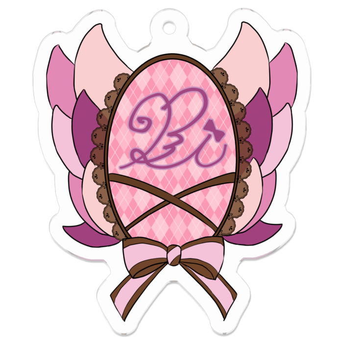 アクリルキーホルダー - 50 x 50 (mm)