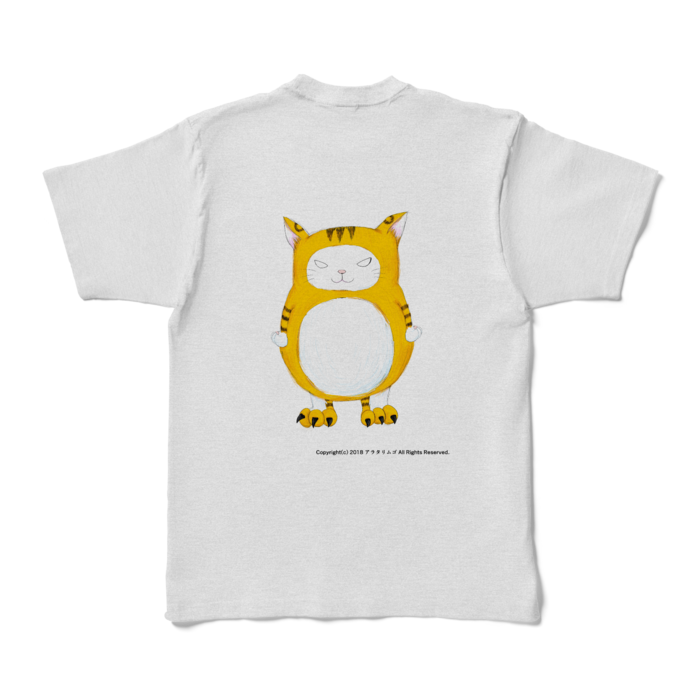カラーTシャツ - XL - アッシュ （淡色）