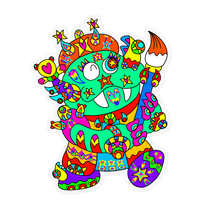 ステッカー - 100 x 100 (mm)(1)