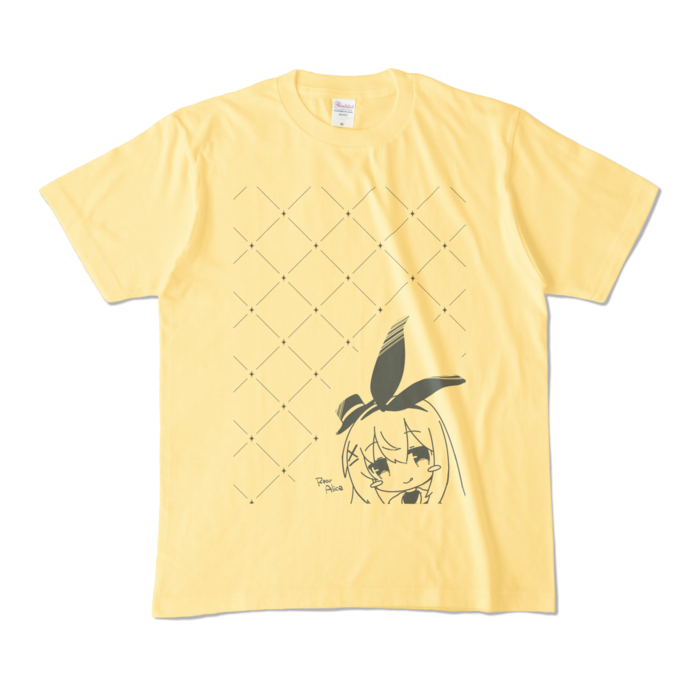 カラーTシャツ - M - ライトイエロー (淡色)