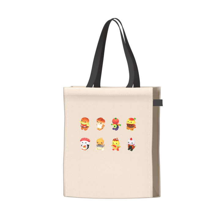 ツートンカラーバッグ - ブラック - W34 × H41 × D14cm