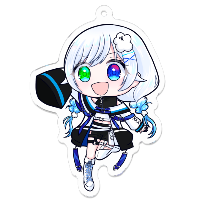 アクリルキーホルダー - 70 x 70 (mm)