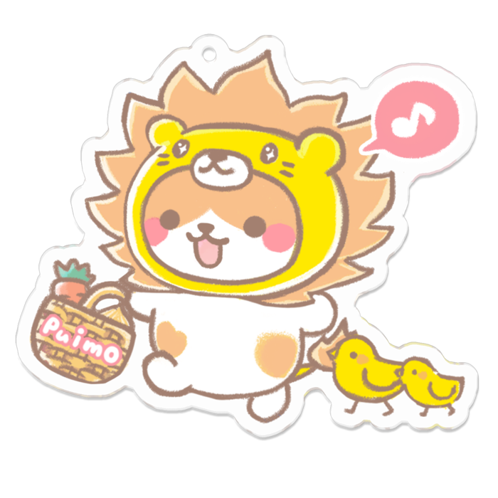 アクリルキーホルダー - 70 x 70 (mm)