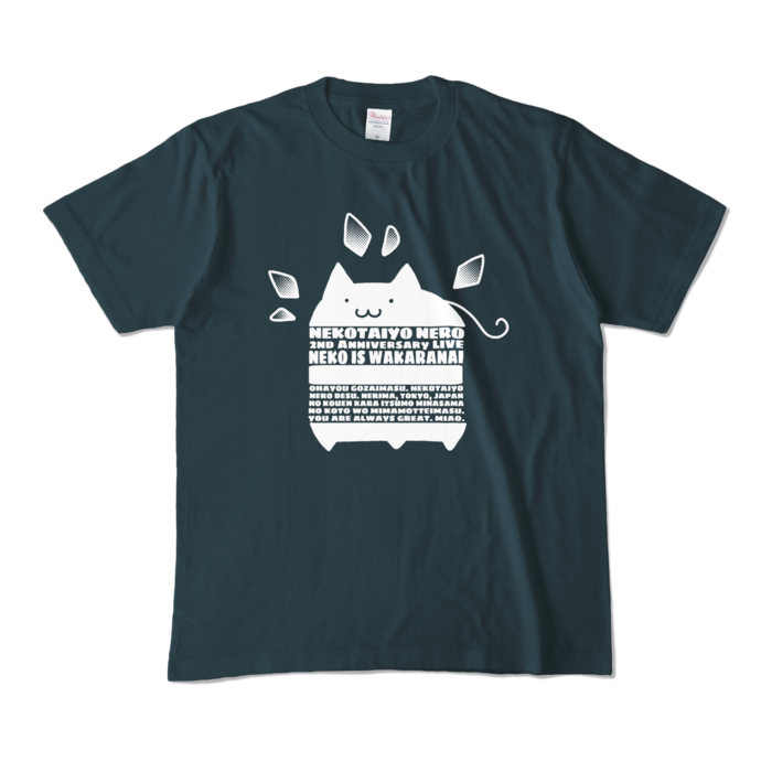カラーTシャツ - M - デニム (濃色)