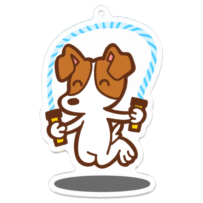 アクリルキーホルダー（コーティング） - 70 x 70 (mm)