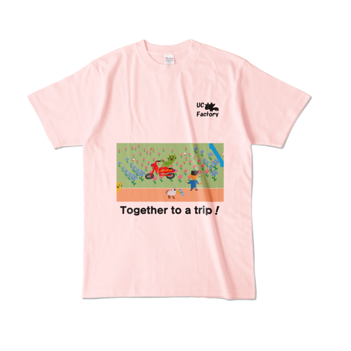 カラーTシャツ - L - ライトピンク (淡色)