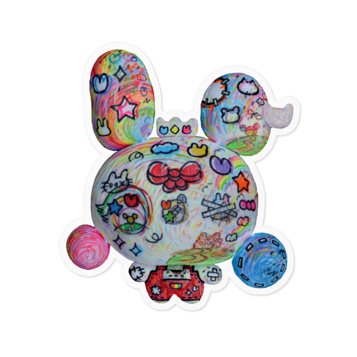 ステッカー - 100 x 100 (mm)