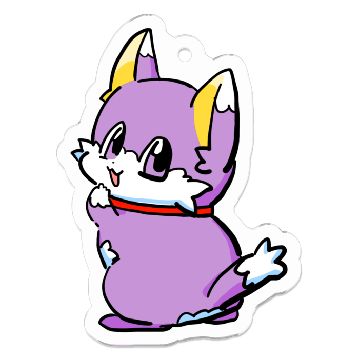 アクリルキーホルダー - 50 x 50 (mm)