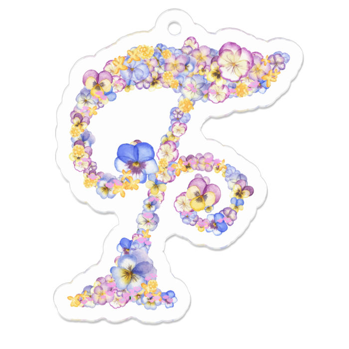 T　アクリルキーホルダー - 50 x 50 (mm)(19)