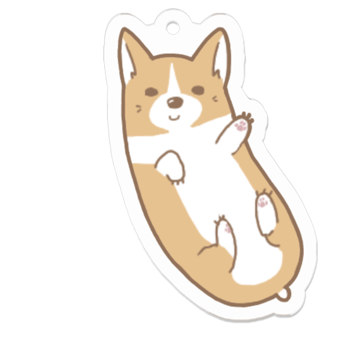 アクリルキーホルダー - 50 x 50 (mm)