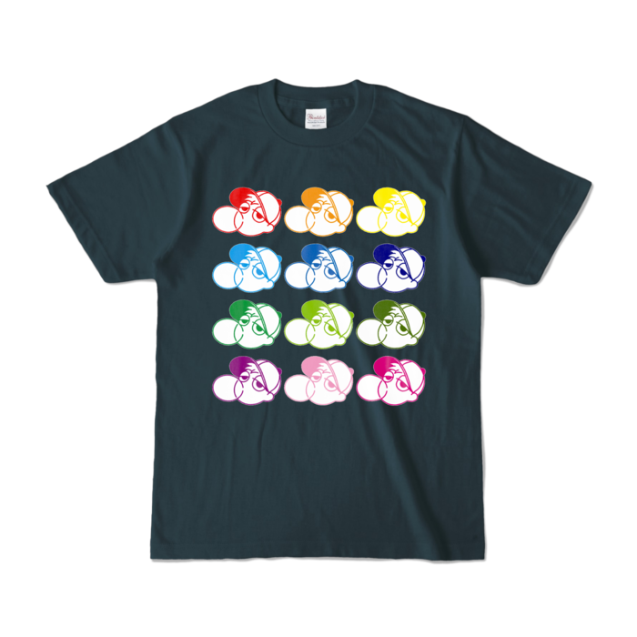 カラーTシャツ - S - デニム (濃色)