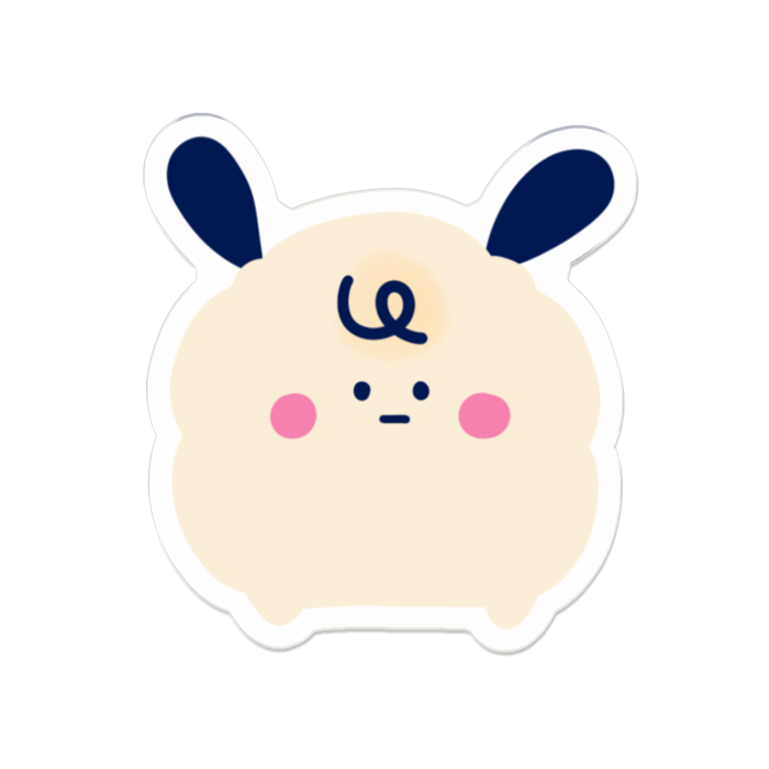 アクリルバッジ - 50 x 50 (mm)