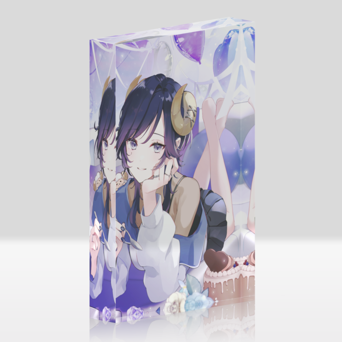 アクリルブロック（背面クリア） - 100x148mm