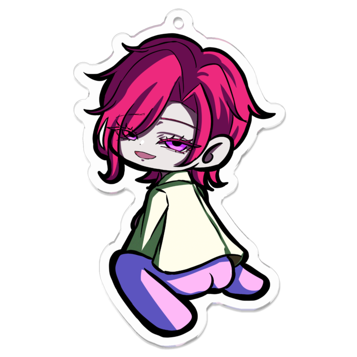 アクリルキーホルダー（コーティング） - 70 x 70 (mm)